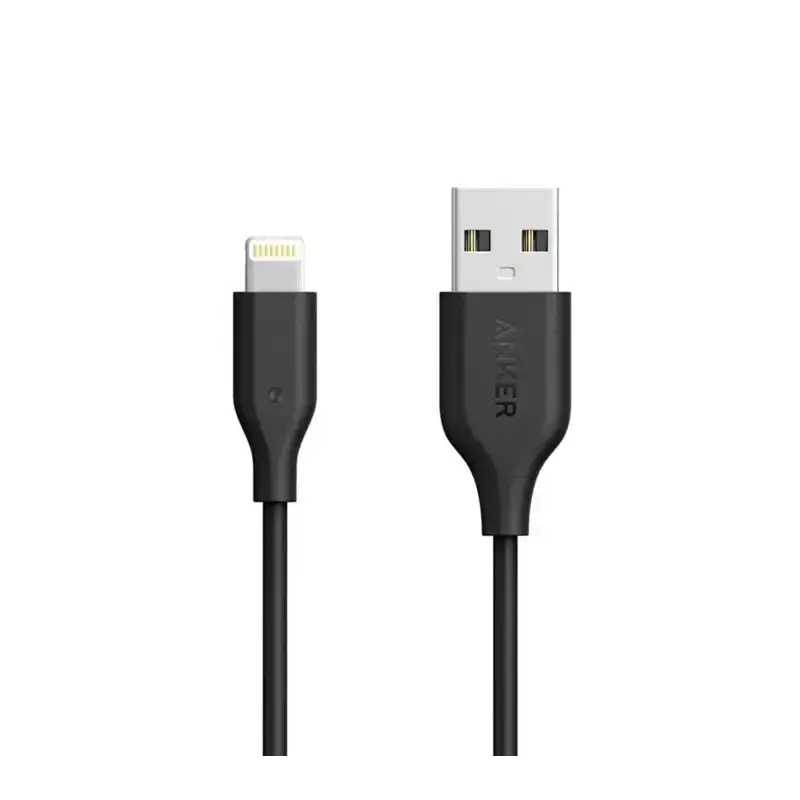 کابل شارژ انکر مدل PowerLine III USB-A To Lightening-A8812 با طول 90 سانتی‌متر